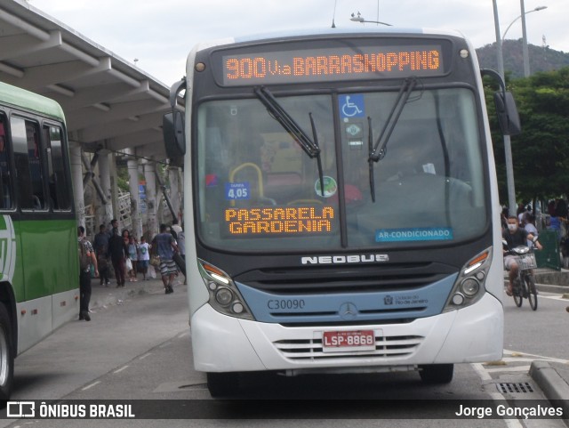 Transportes Futuro C30090 na cidade de Rio de Janeiro, Rio de Janeiro, Brasil, por Jorge Gonçalves. ID da foto: 8713373.