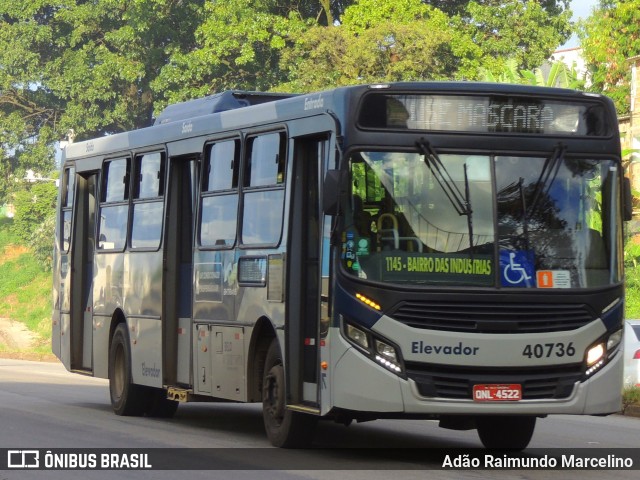 Salvadora Transportes > Transluciana 40736 na cidade de Belo Horizonte, Minas Gerais, Brasil, por Adão Raimundo Marcelino. Número da foto: #8717321.