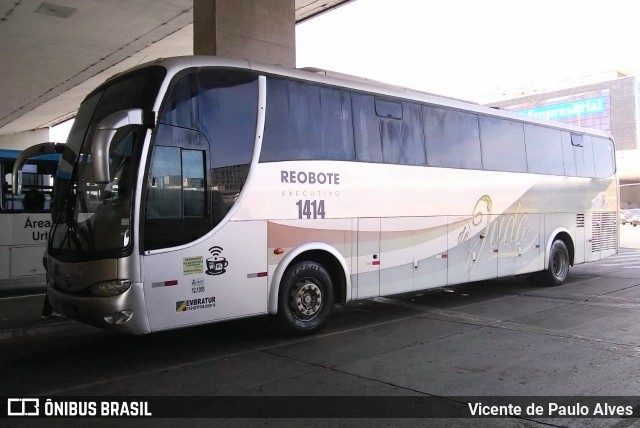 Viação Reobote Ltda 1414 na cidade de Brasília, Distrito Federal, Brasil, por Vicente de Paulo Alves. Número da foto: #8714861.