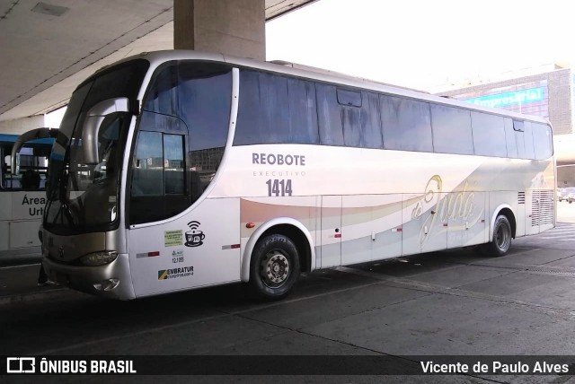 Viação Reobote Ltda 1414 na cidade de Brasília, Distrito Federal, Brasil, por Vicente de Paulo Alves. ID da foto: 8714861.