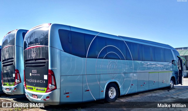 Viação Garcia 8355 na cidade de Curitiba, Paraná, Brasil, por Maike Willian. Número da foto: #8715815.