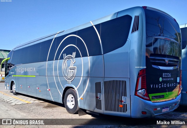 Viação Garcia 82226 na cidade de Curitiba, Paraná, Brasil, por Maike Willian. Número da foto: #8715830.