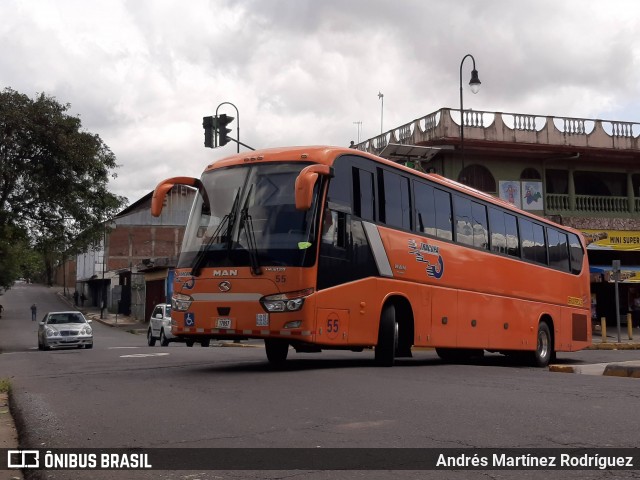 TRACOPA - Transportes Costarricenses Panameños 55 na cidade de San José, San José, Costa Rica, por Andrés Martínez Rodríguez. ID da foto: 8719977.