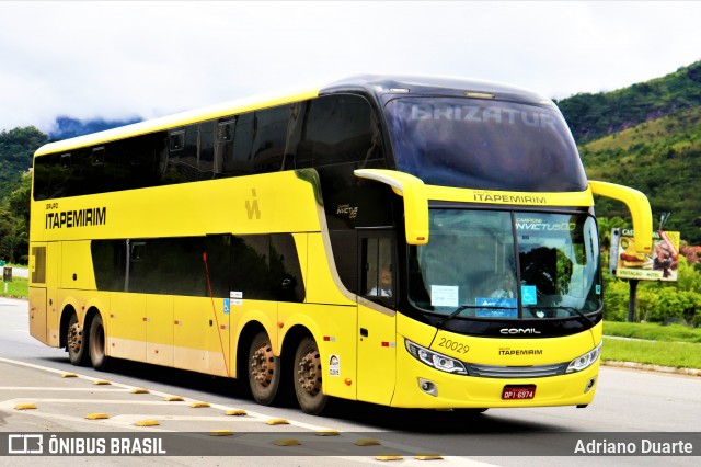 Viação Itapemirim 20029 na cidade de Petrópolis, Rio de Janeiro, Brasil, por Adriano Duarte. Número da foto: #8718746.
