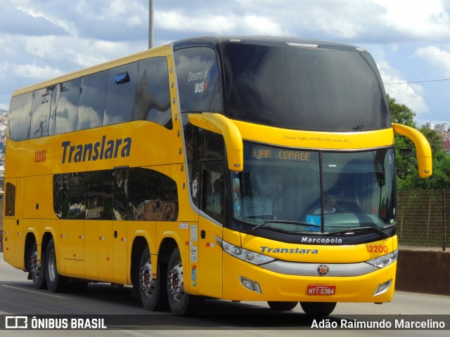 Translara Turismo 12200 na cidade de Belo Horizonte, Minas Gerais, Brasil, por Adão Raimundo Marcelino. ID da foto: 8720051.