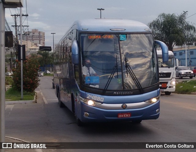 Viação Águia Branca 24880 na cidade de Cariacica, Espírito Santo, Brasil, por Everton Costa Goltara. Número da foto: #8717653.