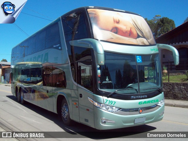 Viação Garcia 7197 na cidade de Caxias do Sul, Rio Grande do Sul, Brasil, por Emerson Dorneles. Número da foto: #8778601.