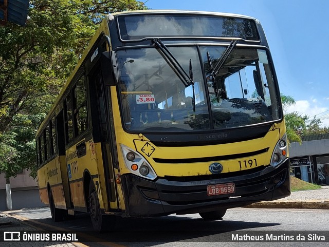 Viação Sul Fluminense 1191 na cidade de Volta Redonda, Rio de Janeiro, Brasil, por Matheus Martins da Silva. ID da foto: 8779663.