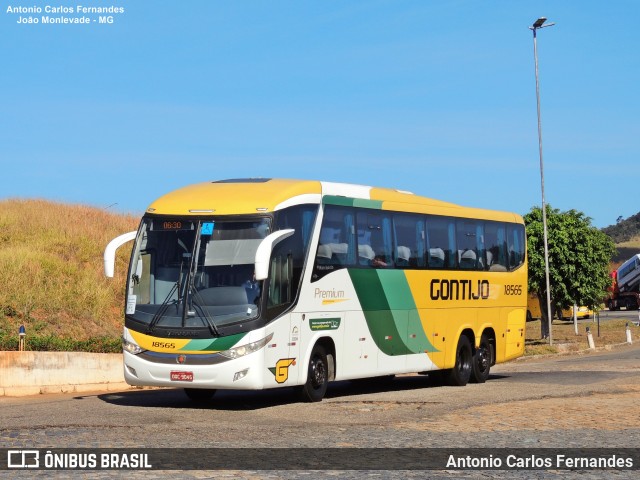 Empresa Gontijo de Transportes 18565 na cidade de João Monlevade, Minas Gerais, Brasil, por Antonio Carlos Fernandes. Número da foto: #8778557.