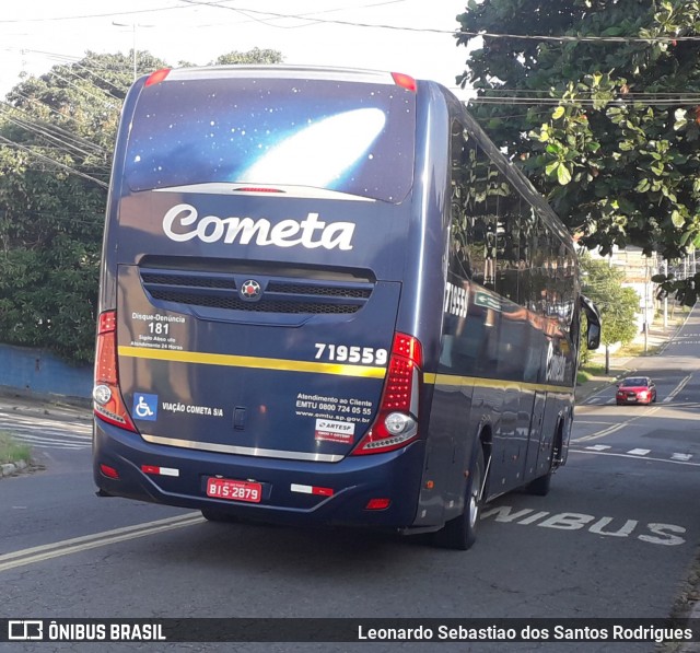 Viação Cometa 719559 na cidade de Campinas, São Paulo, Brasil, por Leonardo Sebastiao dos Santos Rodrigues. Número da foto: #8779034.