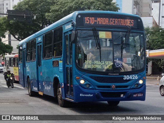 Viação Zurick 30426 na cidade de Belo Horizonte, Minas Gerais, Brasil, por Kaique Marquês Medeiros . Número da foto: #8779529.