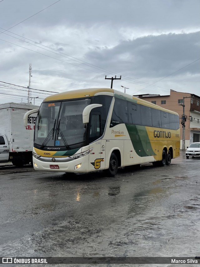Empresa Gontijo de Transportes 19115 na cidade de Nova Cruz, Rio Grande do Norte, Brasil, por Marco Silva. Número da foto: #8780408.
