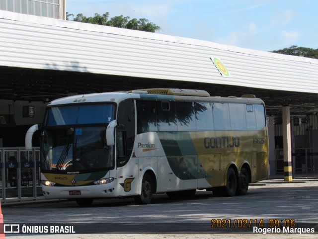 Empresa Gontijo de Transportes 14625 na cidade de São José dos Campos, São Paulo, Brasil, por Rogerio Marques. ID da foto: 8779059.