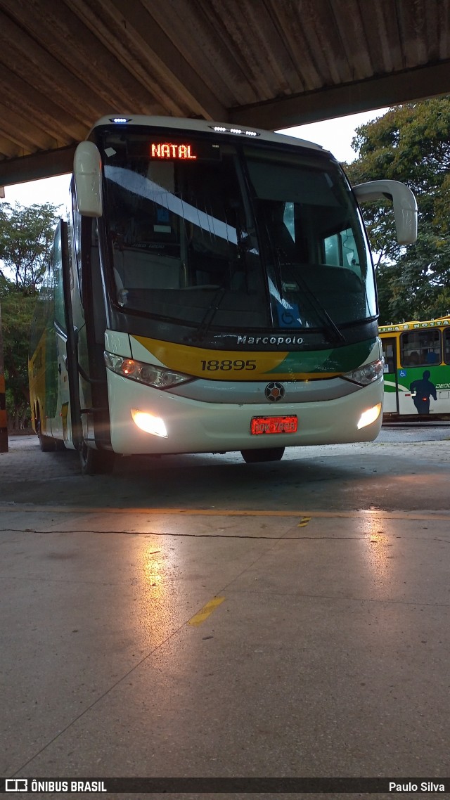 Empresa Gontijo de Transportes 18895 na cidade de Teresópolis, Rio de Janeiro, Brasil, por Paulo Silva. ID da foto: 8780049.