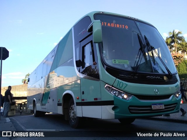 Santa Fé Transportes 107 na cidade de Belo Horizonte, Minas Gerais, Brasil, por Vicente de Paulo Alves. ID da foto: 8803973.