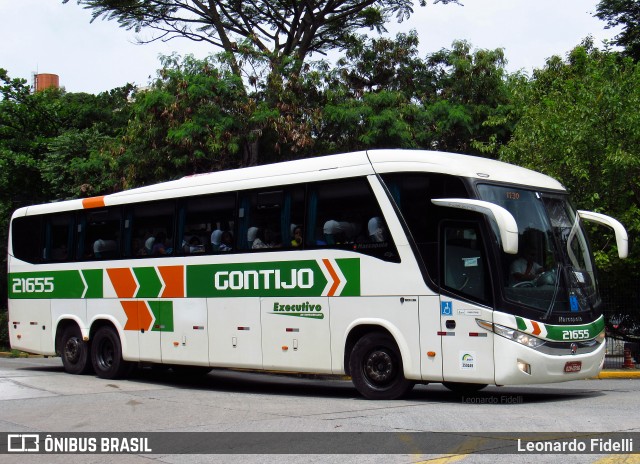 Empresa Gontijo de Transportes 21655 na cidade de São Paulo, São Paulo, Brasil, por Leonardo Fidelli. Número da foto: #8803064.