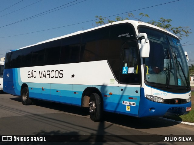Expresso São Marcos 147 na cidade de Esteio, Rio Grande do Sul, Brasil, por JULIO SILVA. Número da foto: #8802973.