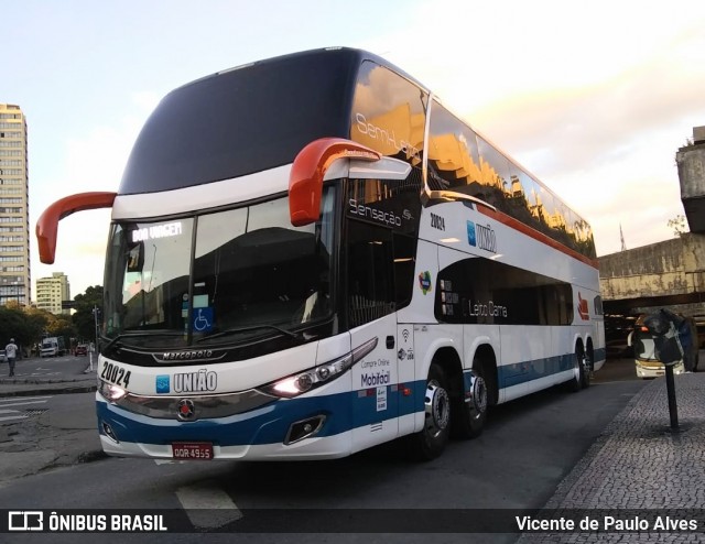 Expresso União 20024 na cidade de Belo Horizonte, Minas Gerais, Brasil, por Vicente de Paulo Alves. Número da foto: #8804066.