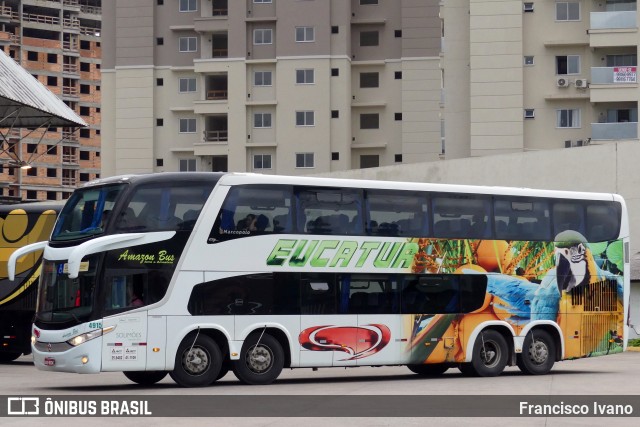 Eucatur - Empresa União Cascavel de Transportes e Turismo 4915 na cidade de Itapema, Santa Catarina, Brasil, por Francisco Ivano. ID da foto: 8803085.