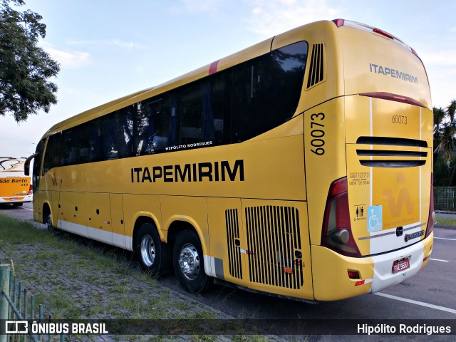 Viação Itapemirim 60073 na cidade de Curitiba, Paraná, Brasil, por Hipólito Rodrigues. Número da foto: #8804756.