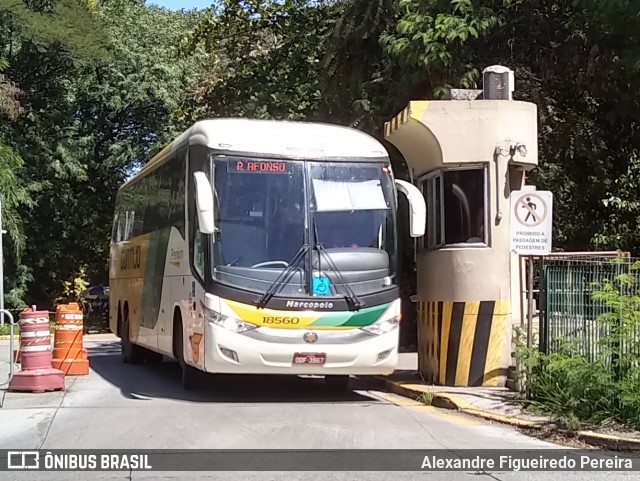 Empresa Gontijo de Transportes 18560 na cidade de São Paulo, São Paulo, Brasil, por Alexandre Figueiredo Pereira. ID da foto: 8804501.