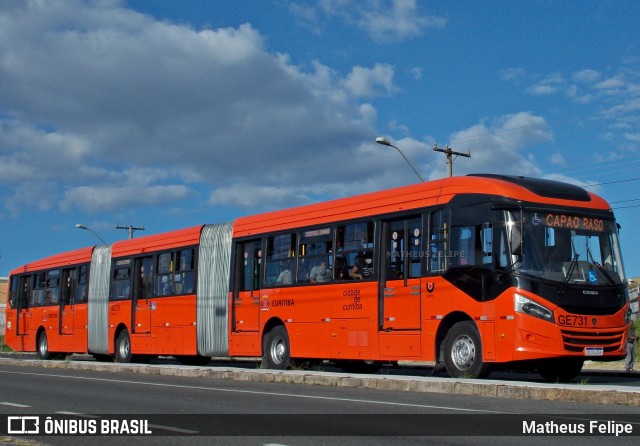 Viação Cidade Sorriso >> Viação Sorriso de Curitiba GE731 na cidade de Curitiba, Paraná, Brasil, por Matheus Felipe. Número da foto: #8802877.
