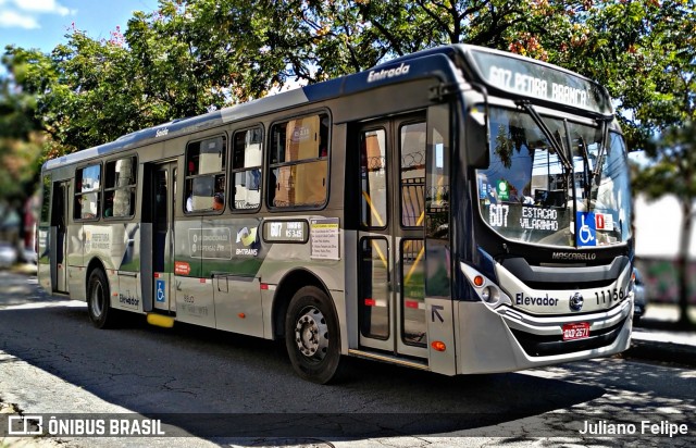 Milênio Transportes 11156 na cidade de Belo Horizonte, Minas Gerais, Brasil, por Juliano Felipe. Número da foto: #8804265.