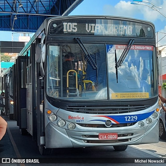 BBTT - Benfica Barueri Transporte e Turismo 1229 na cidade de Itapevi, São Paulo, Brasil, por Michel Nowacki. Número da foto: #8804363.
