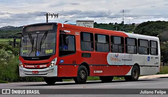 Viação Novo Retiro 88199 na cidade de Contagem, Minas Gerais, Brasil, por Juliano Felipe. Número da foto: #8804285.