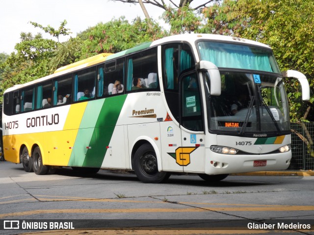 Empresa Gontijo de Transportes 14075 na cidade de São Paulo, São Paulo, Brasil, por Glauber Medeiros. ID da foto: 8803293.