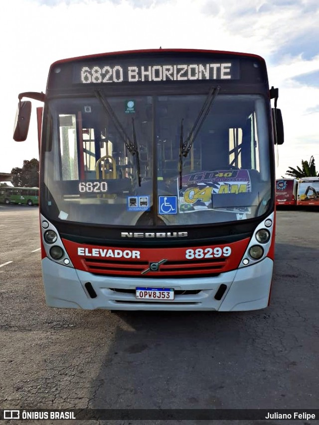Viação Novo Retiro 88299 na cidade de Esmeraldas, Minas Gerais, Brasil, por Juliano Felipe. Número da foto: #8804248.
