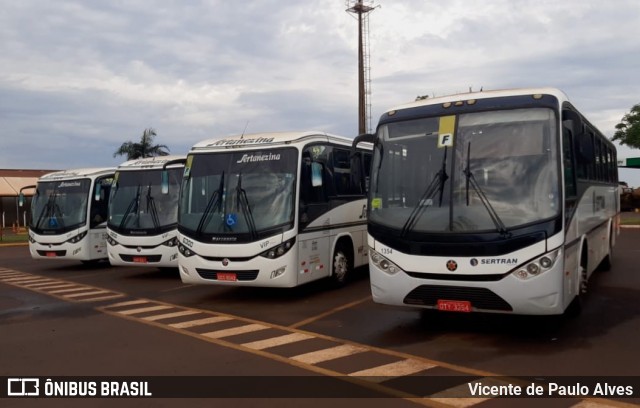 SERTRAN Ribeirão Preto - Sertãozinho Transporte Coletivo 1354 na cidade de Sertãozinho, São Paulo, Brasil, por Vicente de Paulo Alves. ID da foto: 8804147.