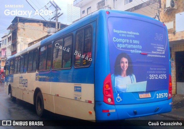 Concessionária Salvador Norte - CSN Transportes 10570 na cidade de Salvador, Bahia, Brasil, por Cauã Cauazinho. ID da foto: 8808022.