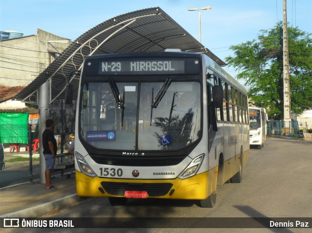 Transportes Guanabara 1530 na cidade de Natal, Rio Grande do Norte, Brasil, por Dennis Paz. ID da foto: 8808472.