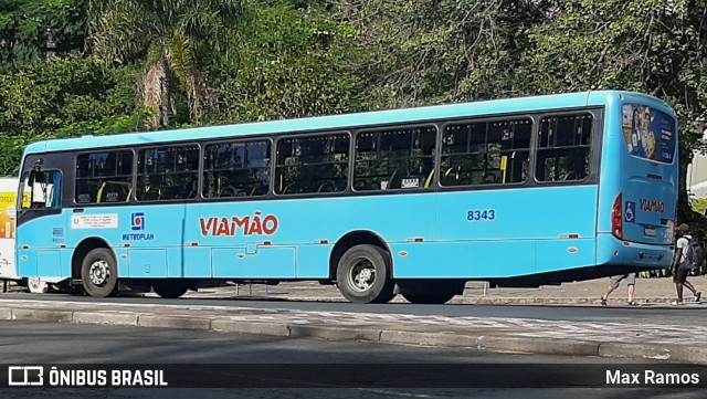 Empresa de Transporte Coletivo Viamão 8343 na cidade de Porto Alegre, Rio Grande do Sul, Brasil, por Max Ramos. Número da foto: #8806142.