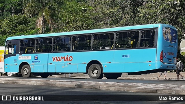 Empresa de Transporte Coletivo Viamão 8343 na cidade de Porto Alegre, Rio Grande do Sul, Brasil, por Max Ramos. ID da foto: 8806142.