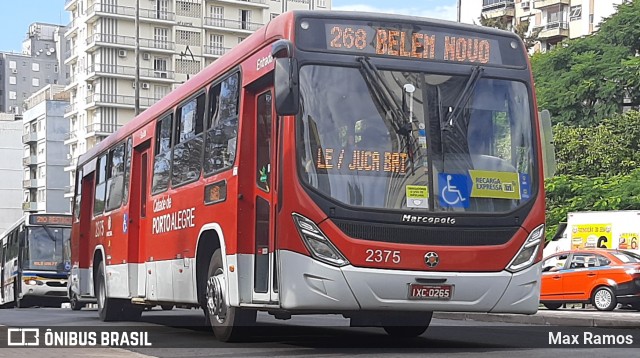 Viação Belém Novo 2375 na cidade de Porto Alegre, Rio Grande do Sul, Brasil, por Max Ramos. ID da foto: 8806171.