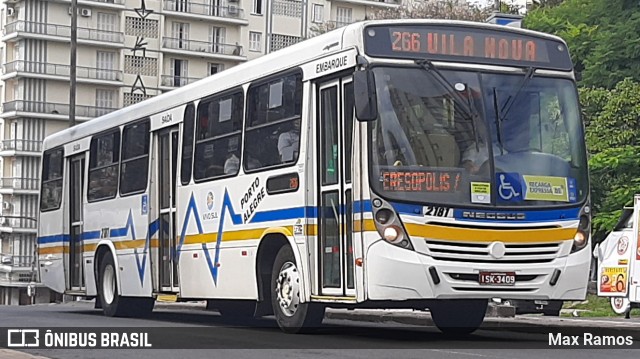VTC - Viação Teresópolis Cavalhada 2181 na cidade de Porto Alegre, Rio Grande do Sul, Brasil, por Max Ramos. Número da foto: #8808758.