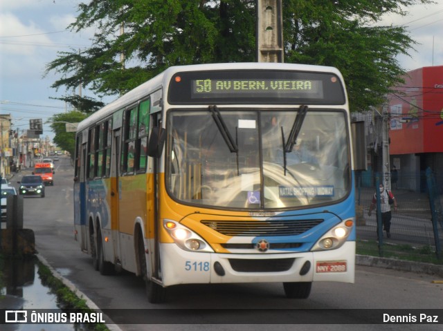 Via Sul TransFlor 5118 na cidade de Natal, Rio Grande do Norte, Brasil, por Dennis Paz. ID da foto: 8808465.