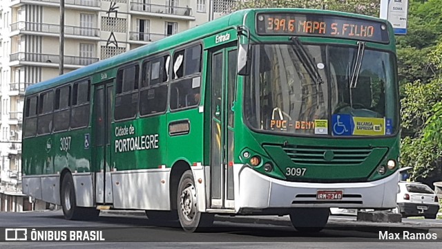 Sudeste Transportes Coletivos 3097 na cidade de Porto Alegre, Rio Grande do Sul, Brasil, por Max Ramos. Número da foto: #8806158.