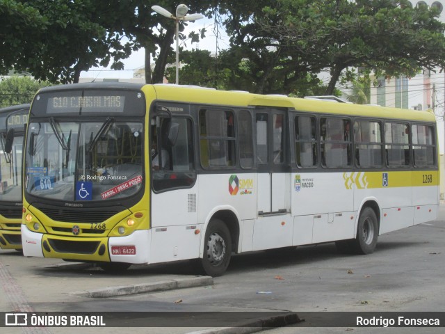 Viação Cidade de Maceió 1268 na cidade de Maceió, Alagoas, Brasil, por Rodrigo Fonseca. ID da foto: 8807468.