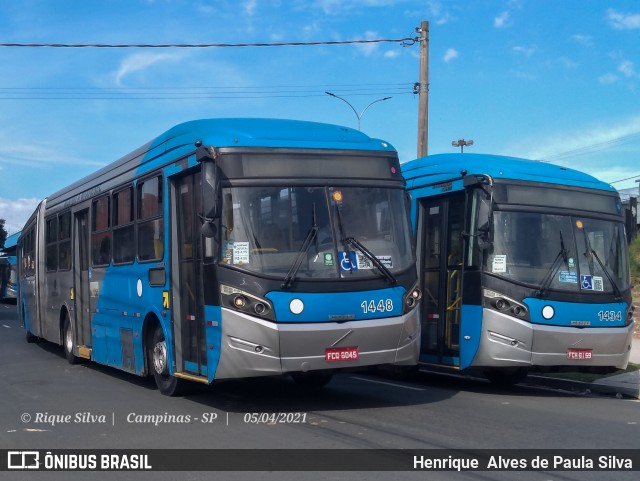 VB Transportes e Turismo 1448 na cidade de Campinas, São Paulo, Brasil, por Henrique Alves de Paula Silva. ID da foto: 8805761.