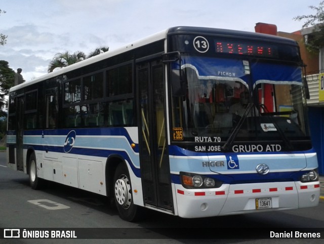 ATD - AutoTransportes Desamparados 13 na cidade de Catedral, San José, San José, Costa Rica, por Daniel Brenes. ID da foto: 8805510.