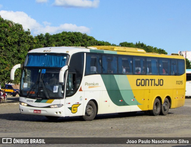 Empresa Gontijo de Transportes 17215 na cidade de Vitória da Conquista, Bahia, Brasil, por Joao Paulo Nascimento Silva. ID da foto: 8807149.