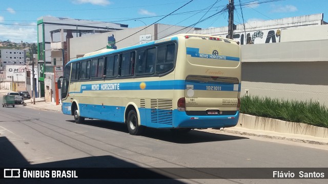 Viação Novo Horizonte 1021011 na cidade de Barra da Estiva, Bahia, Brasil, por Flávio  Santos. Número da foto: #8805502.