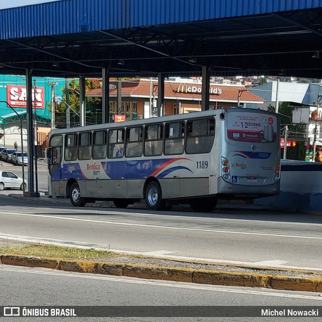 BBTT - Benfica Barueri Transporte e Turismo 1189 na cidade de Itapevi, São Paulo, Brasil, por Michel Nowacki. Número da foto: #8808059.