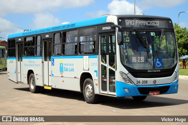 Viação Gonçalves 26-208 na cidade de São Luís, Maranhão, Brasil, por Victor Hugo. Número da foto: #8808741.