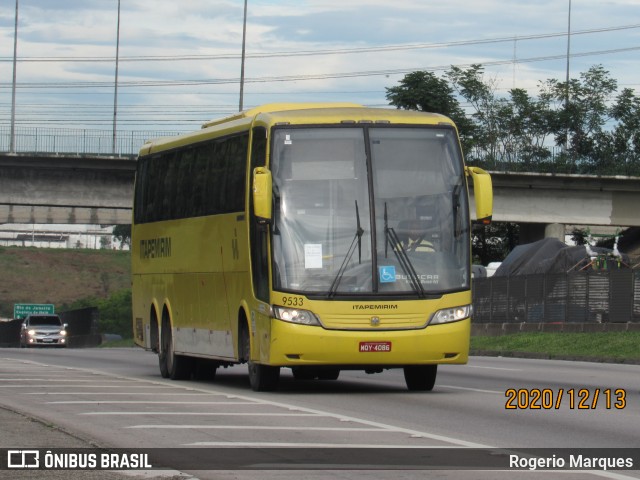 Viação Itapemirim 9533 na cidade de São José dos Campos, São Paulo, Brasil, por Rogerio Marques. Número da foto: #8807502.