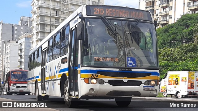 VTC - Viação Teresópolis Cavalhada 2114 na cidade de Porto Alegre, Rio Grande do Sul, Brasil, por Max Ramos. Número da foto: #8806173.