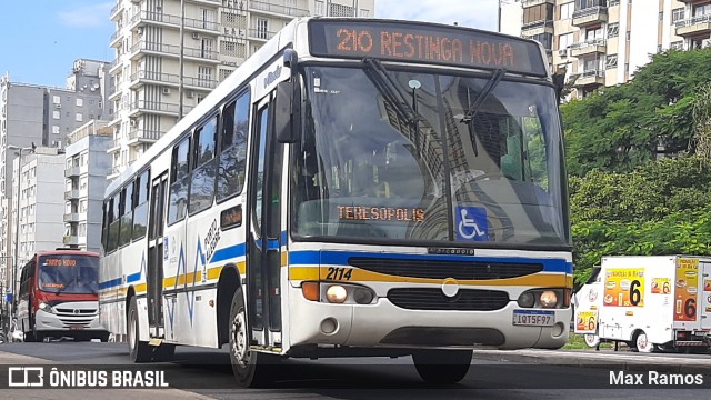 VTC - Viação Teresópolis Cavalhada 2114 na cidade de Porto Alegre, Rio Grande do Sul, Brasil, por Max Ramos. ID da foto: 8806173.